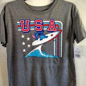 Junior girls USA Disney t shirt new never warn